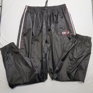 Defy Sauna Pants Jogger Mens 7XL Pull On Elastic Waist Drawstring Pocket Zip Hem